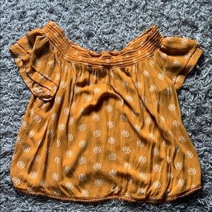 Off the shoulder top